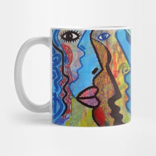 Graffiti Neck Gator Abstract Face Urban Art Mug